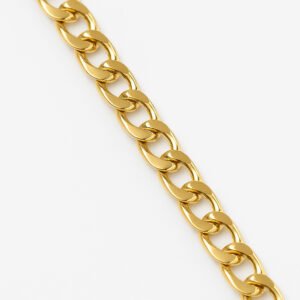 18k Gold Cuban Link Chain 24" – Elegant Shine
