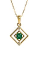 18k-Gold-Emerald-Pendant-Set-with-Diamonds