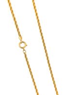 18k Gold Lazo Chain 24” – Delicate Shine