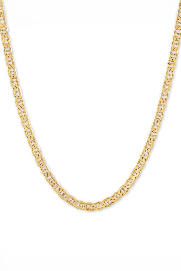 18k Gold Mariner Chain 20” – Classic Luxury