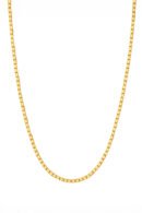 Elegant 18K Gold Veneciana Chain Necklace