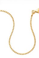 Elegant 18K Gold Veneciana Chain Necklace