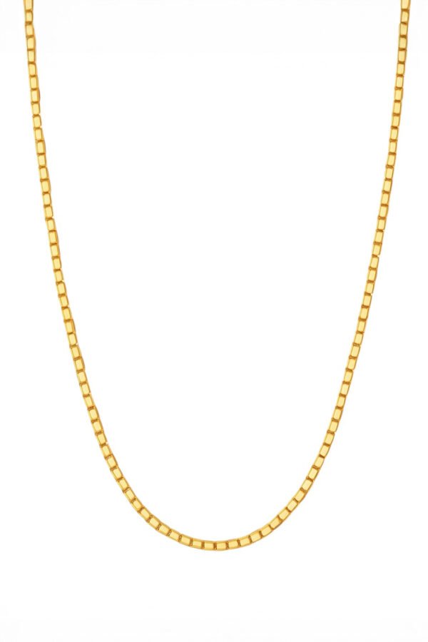 Elegant 18K Gold Veneciana Chain Necklace