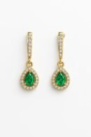 Emerald & Diamond 18k Gold Jewelry Set